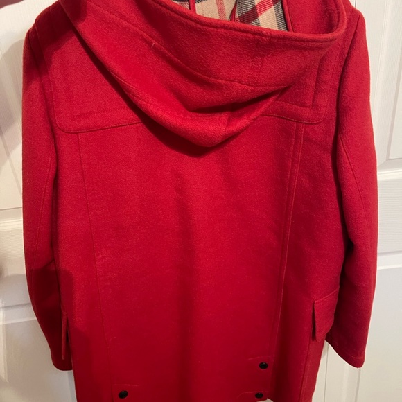 Burberry Brit Red Pea coat - Picture 4 of 11
